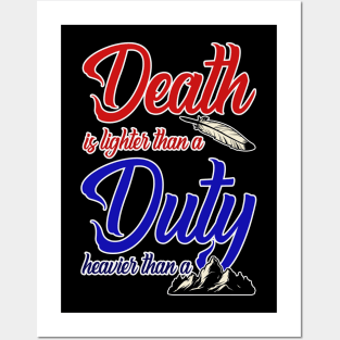 Death and Duty WOT Quote Posters and Art